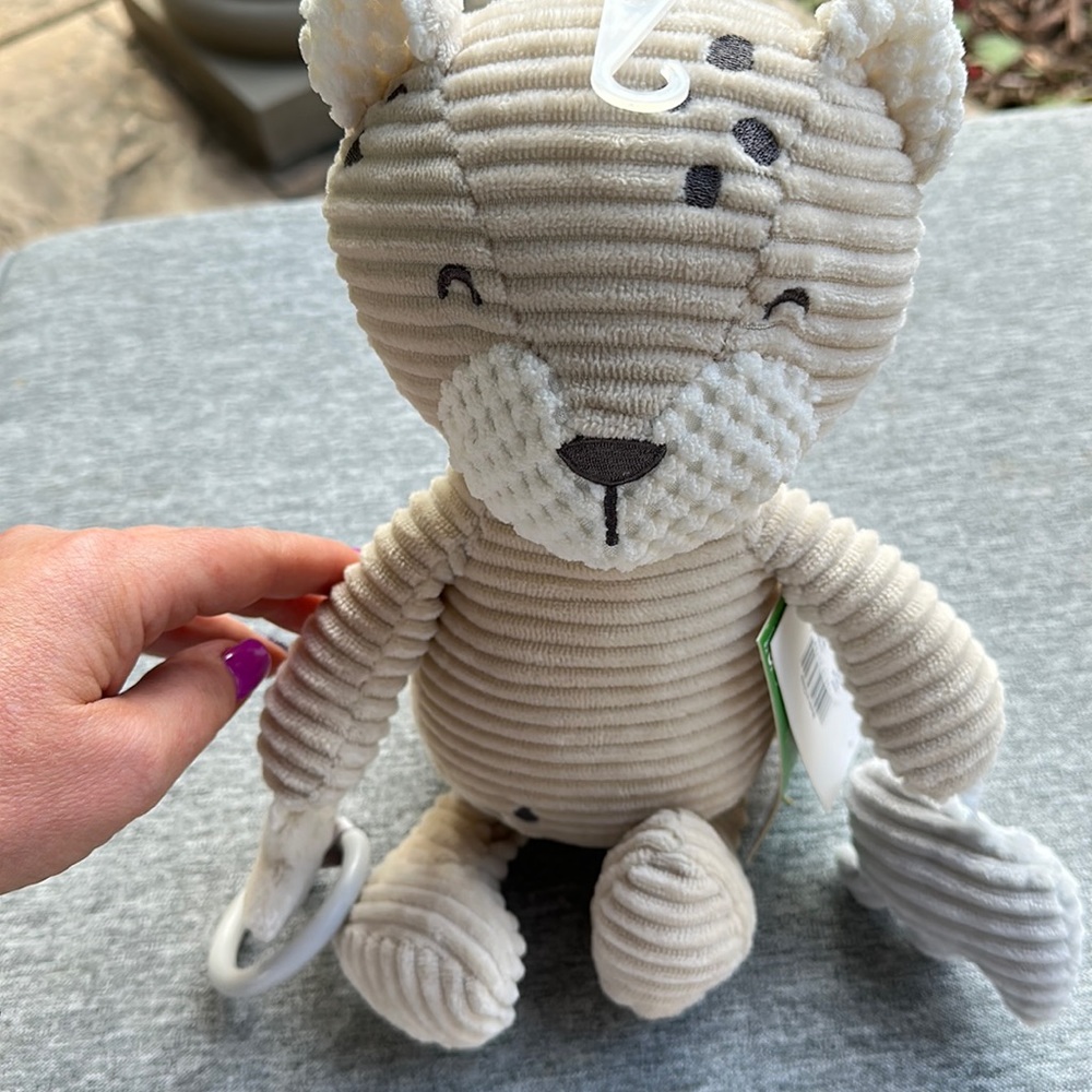 Gerber Modern Moments bear w teething ring